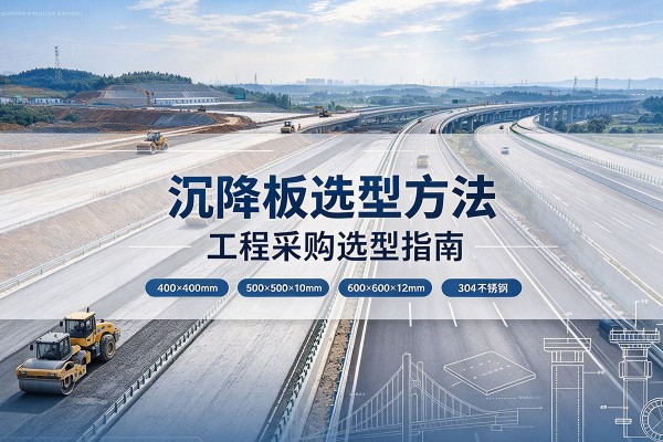 封丘沉降板选择方法