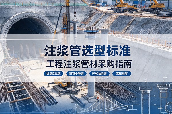 封丘注浆管选型标准