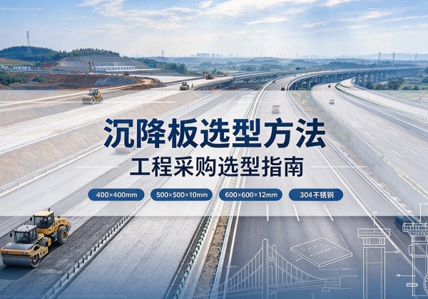 封丘沉降板选择方法